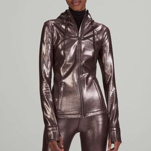 Lululemon Hooded Define Jacket *Shine Radiate Foil Print French Press W4BSNS